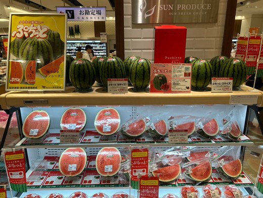 販促資材を使った店頭でのぷちっと陳列